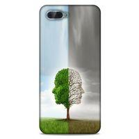 Oppo Rx17 Neo Kılıf Depresyon (35) Fit Design Kılıf Toz Pembe Lacivert