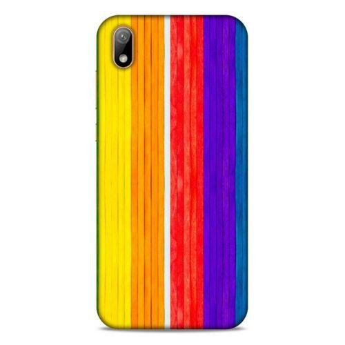 Lopard Huawei Y5 2019 Uyumlu Kılıf Wood'X (29) Arka Koruma Kılıfı Baskılı