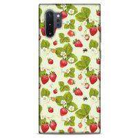 Frutix Çilek 03 Samsung Galaxy Note 10 Plus Kılıf Desenli Silikon