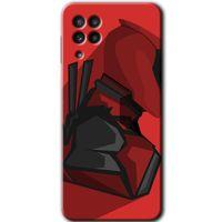 Samsung Galaxy M22 Kılıf HD Desen Baskılı Arka Kapak - DeadPool
