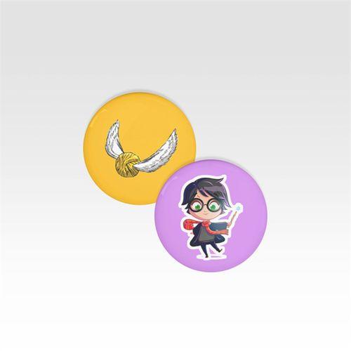 Harry Potter 2 İğneli Rozet 2'li Set (44 mm)