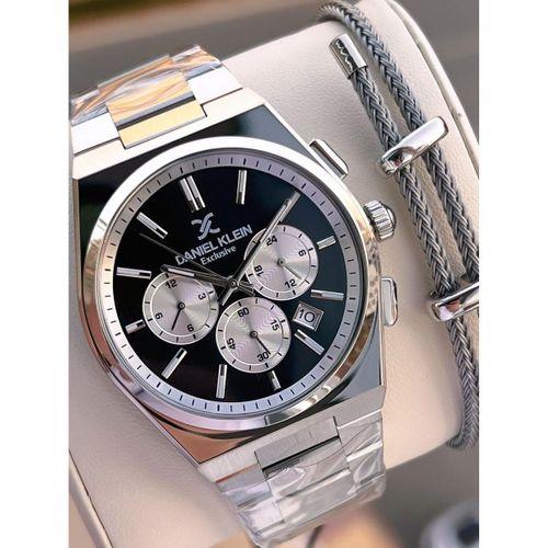 Daniel Klein Prx Kasa Kronometreli İtalyan Tasarım Bileklik Hediyeli Garantili Erkek Kol Saati PRx.1