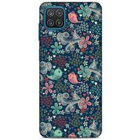 Lopard Samsung Galaxy A12 Uyumlu Kılıf Botanix (62) Koruyucu Silikon