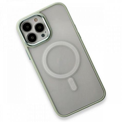iPhone 13 Pro Kılıf Room Magneticsafe Silikon - Su Yeşili