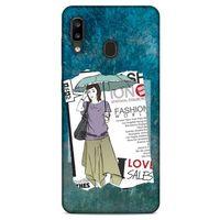 Sokak Modası 21 Samsung Galaxy A20 Kılıf Desenli Silikon