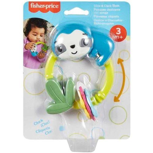 Fisher Price Eğlenceli Dostlar Çıngıraklı Dişlik - Makaralı Tembel Hayvan HJW11-HKD70