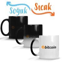 Bitcoin Sihirli Kupa Bardak Porselen