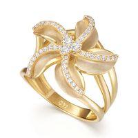 14 Ayar Altın Papatya Yüzük HSM10126