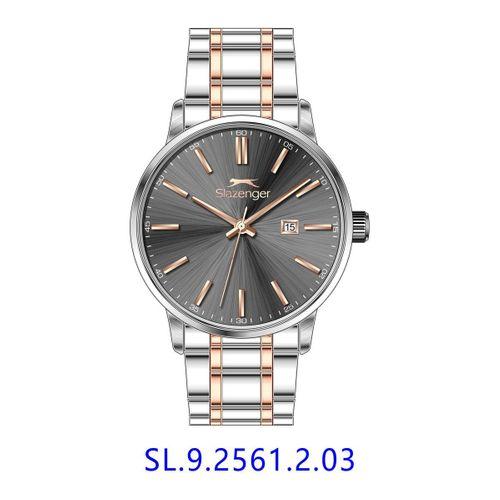 Slazenger SL.09.2561.2.03 Quartz Çelik Rose/Gri 43 mm Erkek Kol Saati