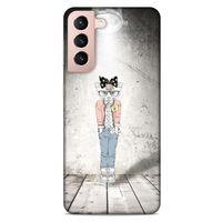 Lopard Samsung Galaxy S21 Uyumlu Kılıf FunnyMax (39) Liquid Crystal Kılıf