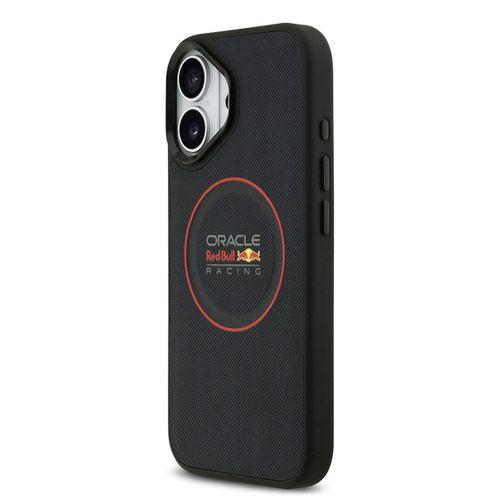 Apple iPhone 17 Kılıf Redbull Orjinal Lisanslı M-safe Şarj Özellikli Kırmızı Halka ve Logo Kabartmalı PU Deri Kapak