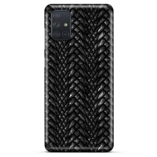 Samsung Galaxy M51 Kılıf Dragons (2) Kabı Ejderha Deri Siyah