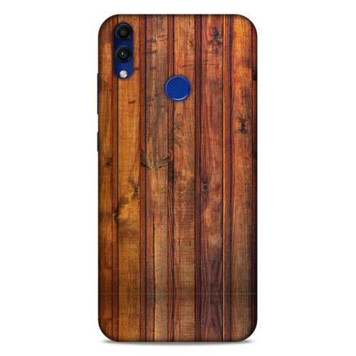 Lopard Huawei Honor 8C Uyumlu Kılıf Wood'X (10) Full Koruma Kılıfı Desenli