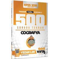 2026 KPSS AGS Coğrafya Son Viraj Serisi Tamamı Yazılı Çözümlü 500 Soruda Genel Tekrar Kampı Yediiklim
