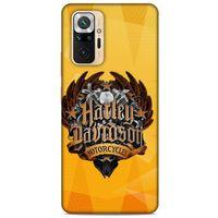 Xiaomi Redmi Note 10 Pro Uyumlu Kılıf Motorsiklet (37) Silicone Cover Harley Davidson