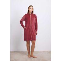 Kadın Kadife Dokulu Fermuarlı Uzun Kollu Elbise