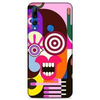 Lopard Huawei Y9 Prime 2019 Uyumlu Kılıf Soyut Sanat (10) Desenli Full Koruma Kılıfı