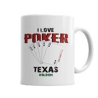 I Love Poker Kupa Bardak Porselen
