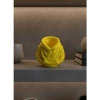 Sarı Hoodie Kalemlik 10x10 Cm Masa Üstü Düzenleyici