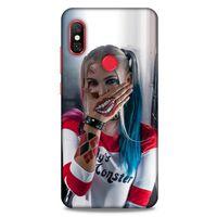 Xiaomi Redmi Note 6 Pro Uyumlu Kılıf Harley Quinn (25) Antişok Kapak Kiremit