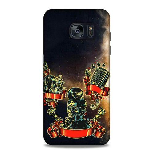 Lopard Samsung Galaxy S7 Edge Uyumlu Kılıf Tattoo's (16) Kalın Kılıf Karışık