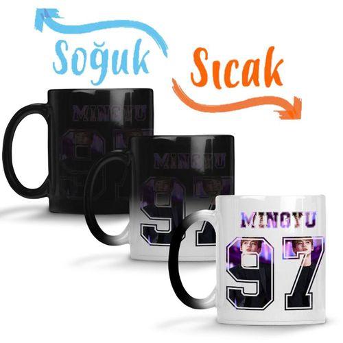Kim Mingyu 97 Sihirli Kupa Bardak Porselen