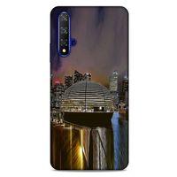 Huawei P Smart S Y8P Kılıf Dünya Mimarisi (49) Ultra Silikon Kılıf Apple Marina Bay