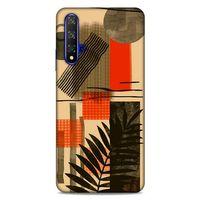 Lopard Huawei P Smart S 2020 Uyumlu Kılıf Soyut Sanat (44) Desenli Tough Armor Kılıf