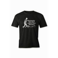 24 Kasım Öğretmenler Günü Hediye Baskılı Oversize Bisiklet Yaka T-shirt - Siyah