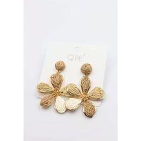 Hasır Çiçek Küpe - ÇOK RENKLİ