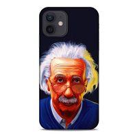 Apple iPhone 12 Kılıf Almanya (37) Silicone Cover Einstein