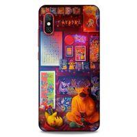 Retro (27) Desen Tasarımlı Kılıf Renkli Xiaomi Mi A2 Lite Kılıf