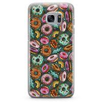 Samsung Galaxy S7 Edge Kılıf Donutlar Arka Kapak Koruma Desenli Full Koruyucu