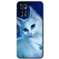Potkal Hediye Fabrikası Xiaomi Redmi Note 11s 5G Global Kılıf HD Desen Baskılı Arka Kapak - Cat Glance