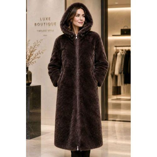 Yumuşak Dokunuşlu Oversize Premium Kürk Peluş Mont