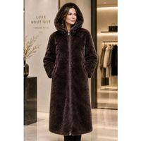 Yumuşak Dokunuşlu Oversize Premium Kürk Peluş Mont