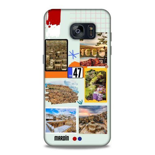 Lopard Samsung Galaxy S7 Edge Uyumlu Kılıf Şehirli ※ (47) Mardin Crystal Flex Kılıf