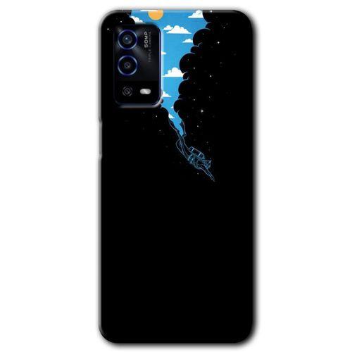 Oppo A55 Kılıf HD Desen Baskılı Arka Kapak - Derinlere Yolculuk