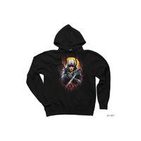 Assassins Creed Ninja Siyah Kapşonlu Sweatshirt Hoodie