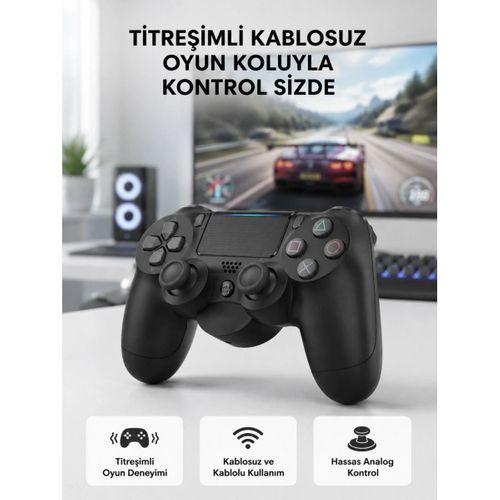 Ps4 Kablosuz Oyun Kolu V2 – Bluetooth Bağlantılı, Titreşimli, Pc Ve Mobil Uyumlu