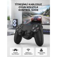 Ps4 Kablosuz Oyun Kolu V2 – Bluetooth Bağlantılı, Titreşimli, Pc Ve Mobil Uyumlu