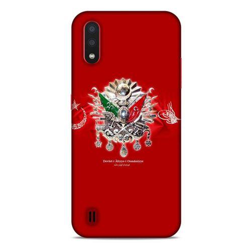 Samsung Galaxy A01 Uyumlu Kılıf Ottoman (13) Silikon Kap Tuğra