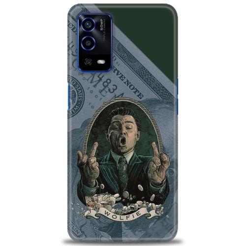 Oppo A55 Kılıf HD Baskılı Kılıf - Dolar + Tam Ekran Koruyucu