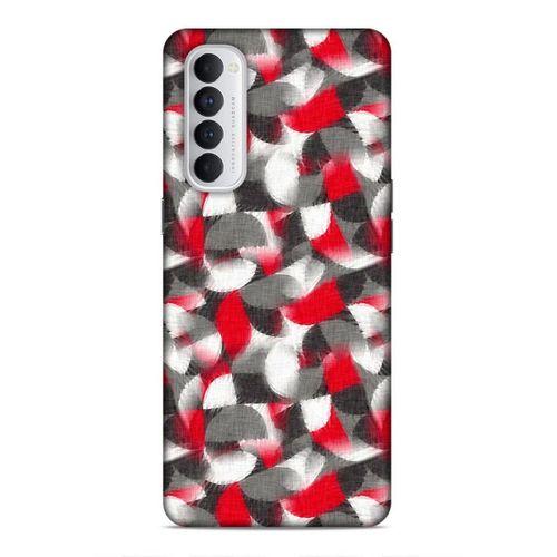 Oppo Reno 4 Pro Uyumlu Kılıf Romans (38) Neo Hybrid Kılıf Kırmızı Gri