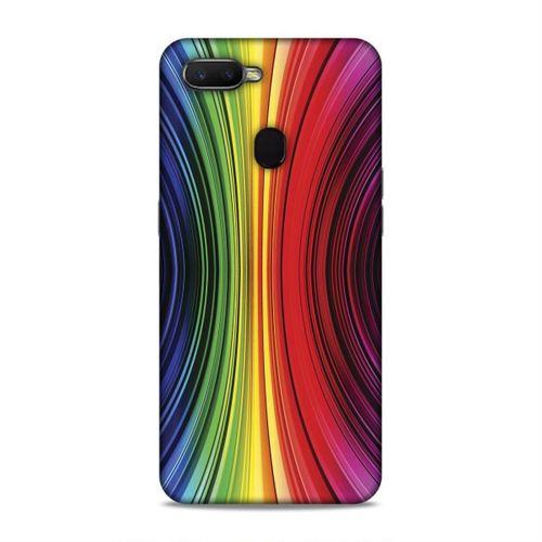 Oppo Ax7 Kılıf Asimetrik Gokkusagi Arka Kapak Silikon Koruma Full Koruyucu