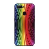 Oppo Ax7 Kılıf Asimetrik Gokkusagi Arka Kapak Silikon Koruma Full Koruyucu