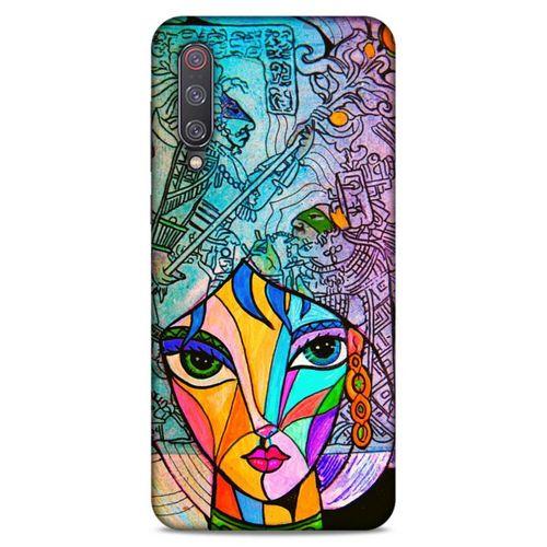 Lopard Xiaomi Mi 9 Uyumlu Kılıf Sürreal Yüzler ♀ (48) Bumper Kılıf Desenli