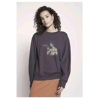 Bruce Lee Baskılı Füme Antrasit Kadın Sweatshirt