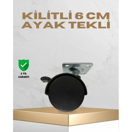 Sehpa Ve Masa İçin 6 Cm Kilitli Ayak