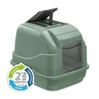 Imac Easy Cat 2nd Lıfe Kapalı Kedi Tuvaleti Yeşil 50x40x40cm